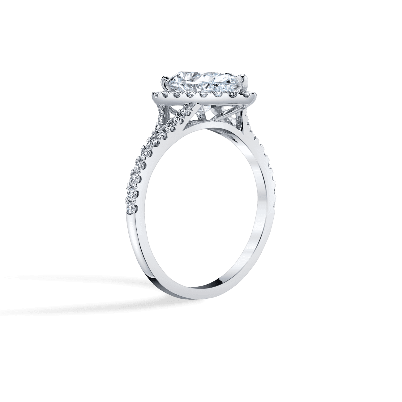 Split Shank Engagement Ring