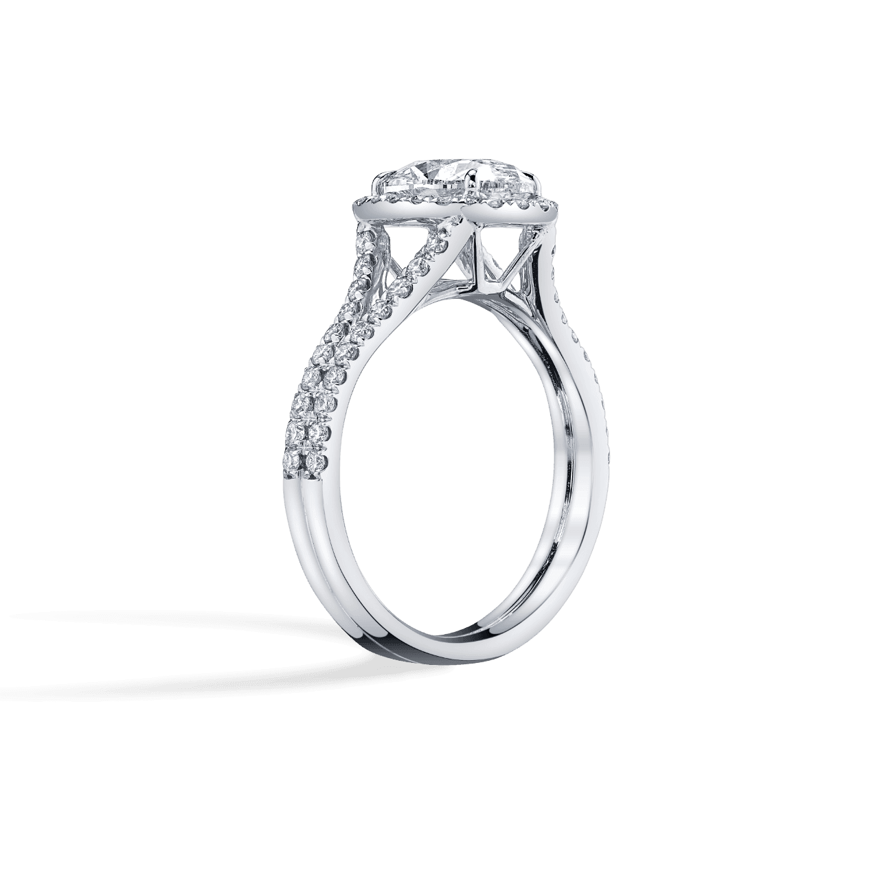 Split Shank Engagement Ring