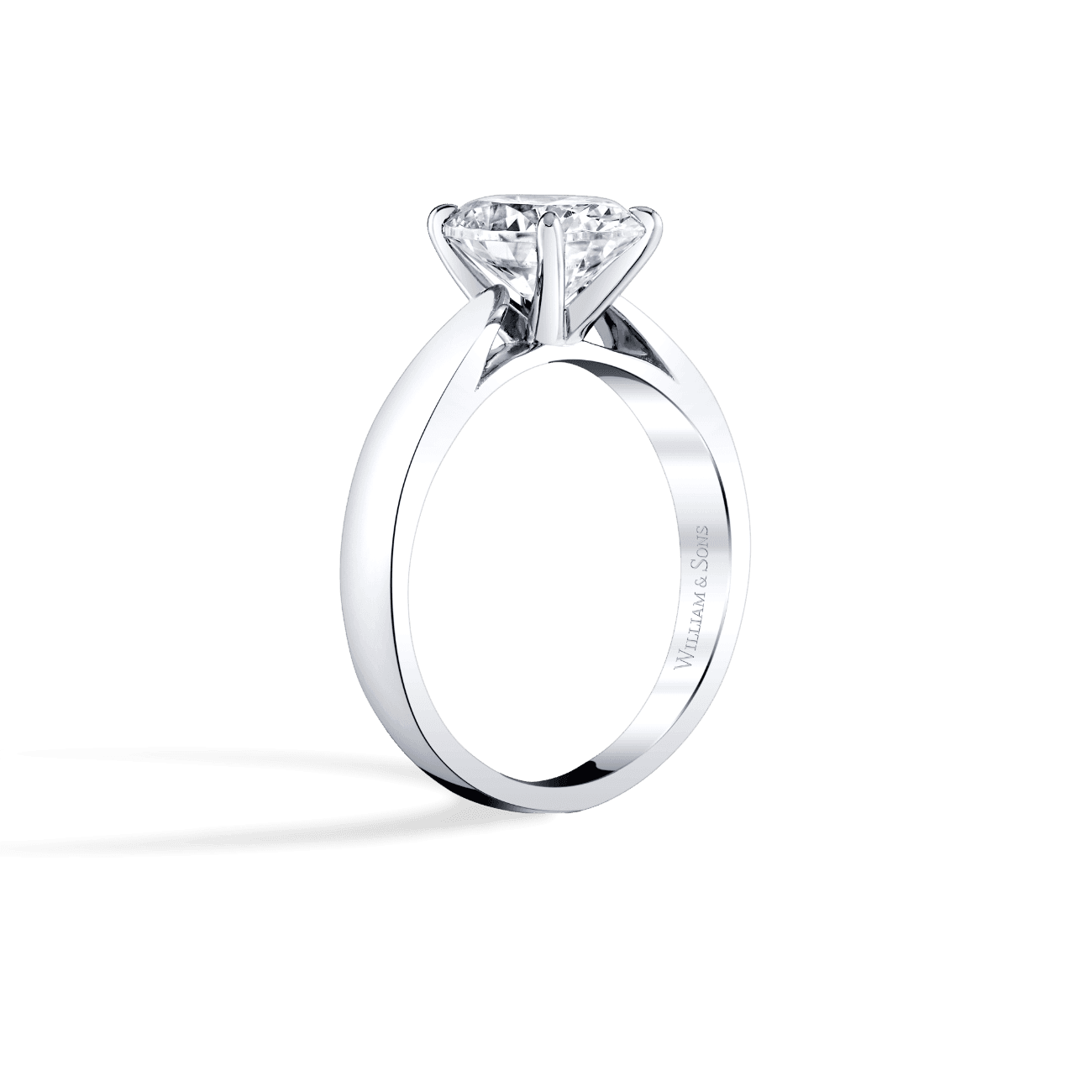 Cathedral Solitaire Engagement Ring