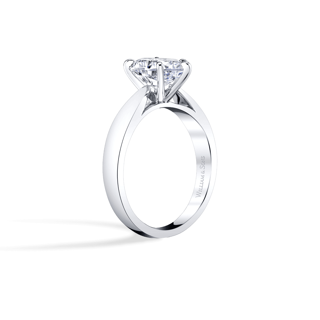 Cathedral Solitaire Engagement Ring