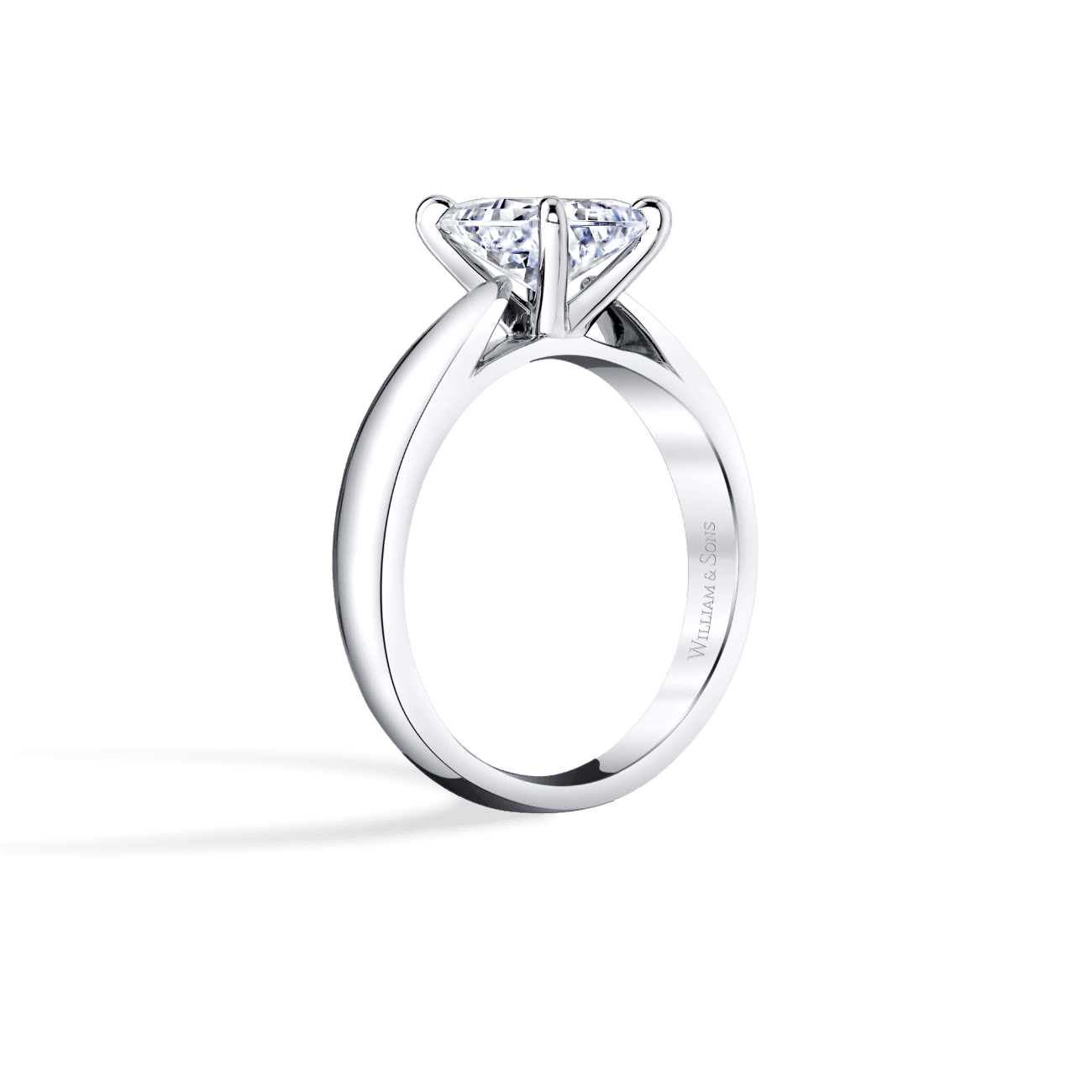 Cathedral Solitaire Engagement Ring