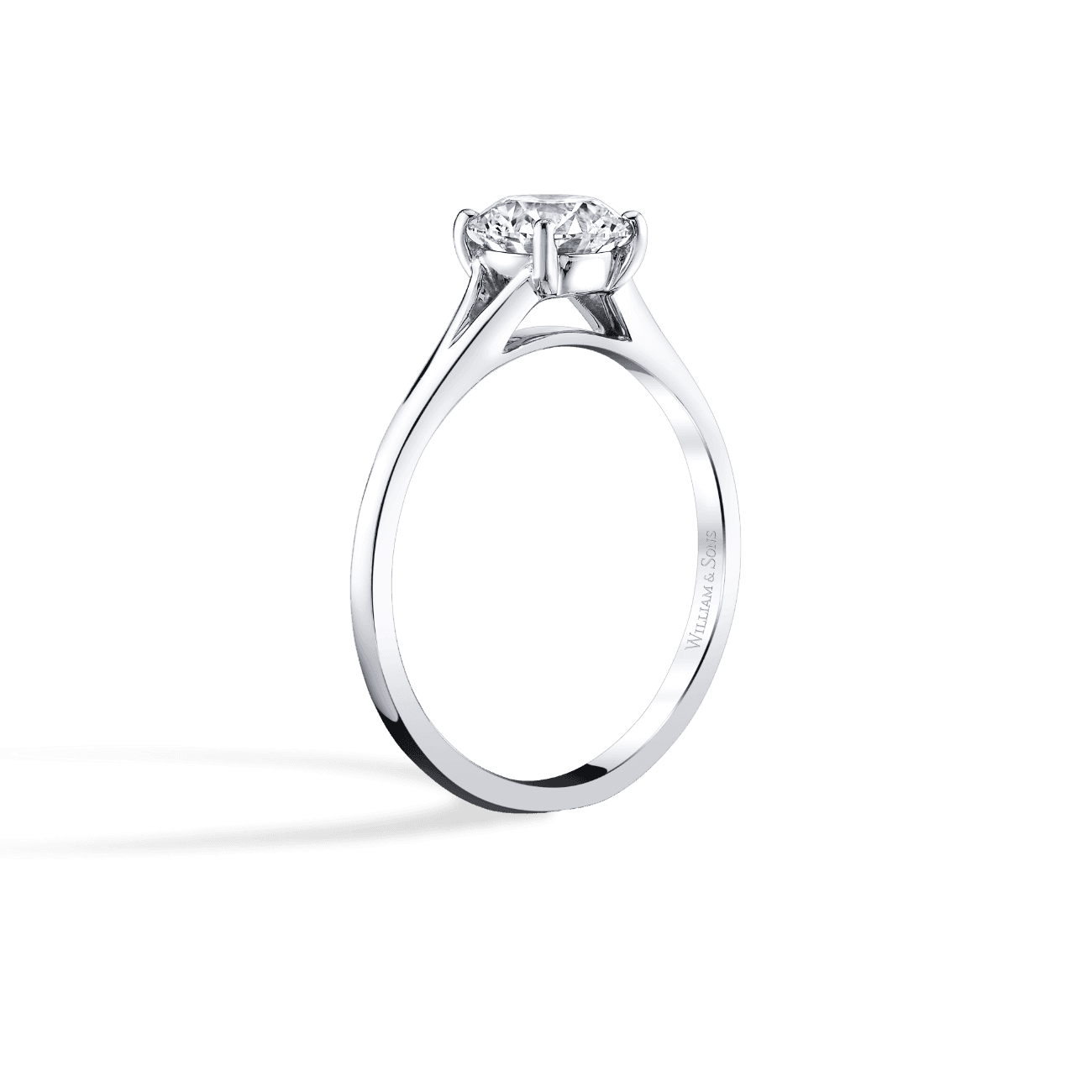 Petite Solitaire Engagement Ring