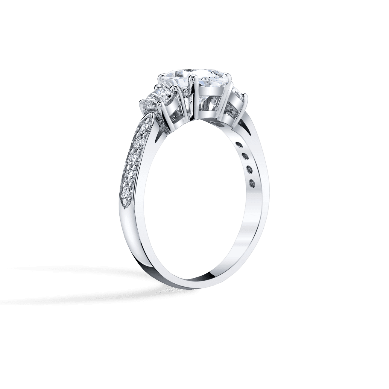 Three Stone Engagement Ring